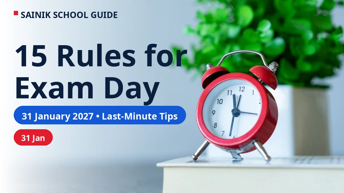 AISSEE 2027 Exam Day Tips
