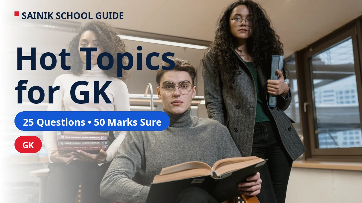 AISSEE 2027 GK: 100 Important Topics